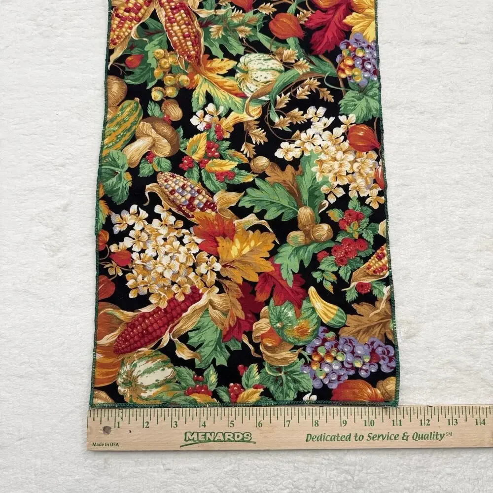 Handmade Fabric Placemats Autumn Harvest Fall Thanksgiving Dining Table Decor